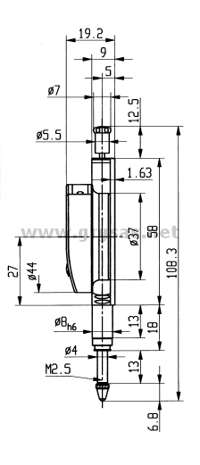 MDU-A125 dimensioni