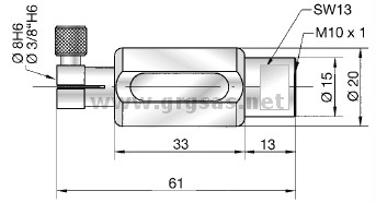 MH10-61 portacomparatore per tamponi serie 10