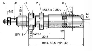 A4-10-F adattatore / regolatore forza