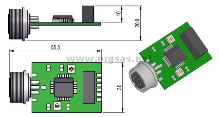 T-module amplificatore di segnale Peter hirt per sonde  HB