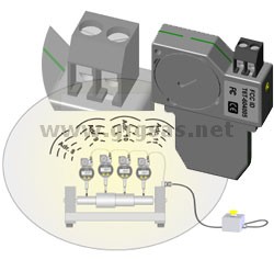 ibr rf1 modulo con morsetti di collegamento