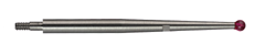 tasto lungo in rubino diametro 2mm