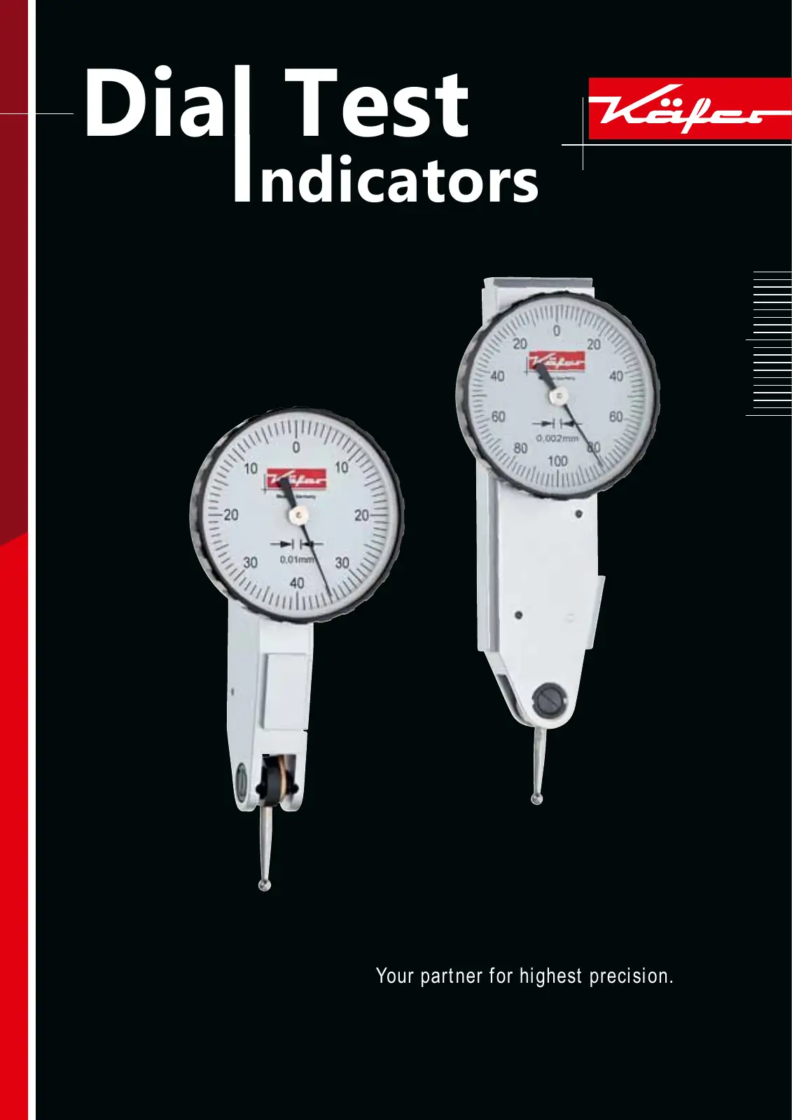 Catalogo tastatori a leva Käfer